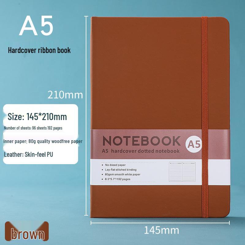 Блокнот для трансграничного бизнеса формата A5 с ремешком - Сменный студенческий и офисный журнал