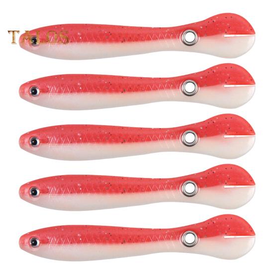 1/5 шт 10 см/6 г мягкая приманка вьюн силиконовая бионическая вьюн с отверстием искусственная рыболовная приманка для соленой воды пресноводного окуня судака форели змееголовой рыбалки