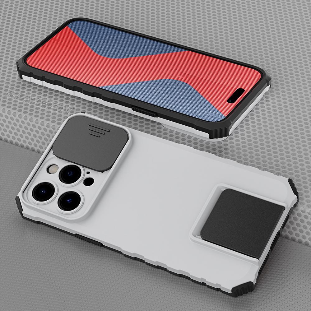 KEYSION Противоударный чехол для iPhone 15 Pro Max 15 Plus, защита слайд-камеры, чехол для телефона с подставкой для iPhone 14 13 12 11 Pro