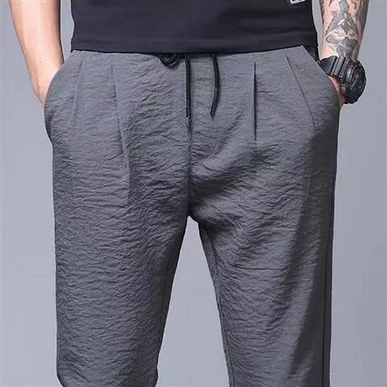 Мужские быстросохнущие облегающие брюки Ice Silk — дышащие, свободные, повседневные спортивные брюки