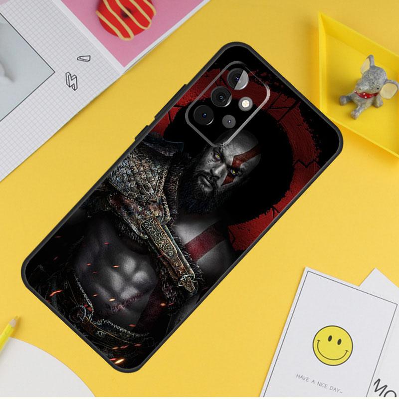 Чехол God of War для Samsung Galaxy A55 A35 A25 A15 A51 A71 A12 A32 A52 A13 A33 A53 A14 A34 A54