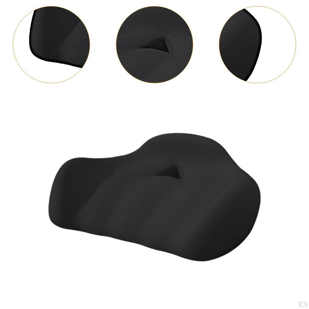 Подушка для сиденья из пеноматериала с эффектом памяти, эргономичное игровое кресло для путешествий, нескользящее, утолщенное, дышащее