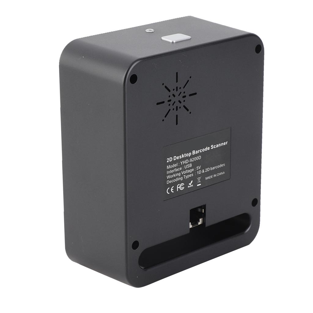 Fixed Bar  Scanner 1D QR 2D HandsFree Desktop Bar   Reader with USB Cable LED Light
