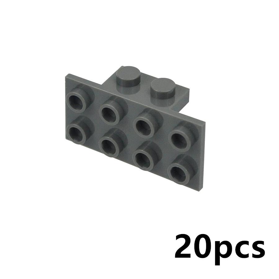 Кронштейн MOC 20 шт. Совместимый 93274 21731 Строительные блоки 1x2-2x4 Коллекции Массовая поддержка Игрушка для высокотехнологичного набора