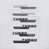 New Turbo_electrified Turbo-ELECTRIFIED Underline ABS Emblem for C43 2022 Car Fender Nameplate Logo Sticker
