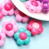 Hanmade Jewelry Accessories for Bracelet Necklace Making Acrylic Flower Loose Beads Creative Pendant 30Pcs Fashion Solid Color