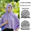 Outdoor Quick-Dry Beach Poncho & Sun Protection Cycling Shawl Hoodie