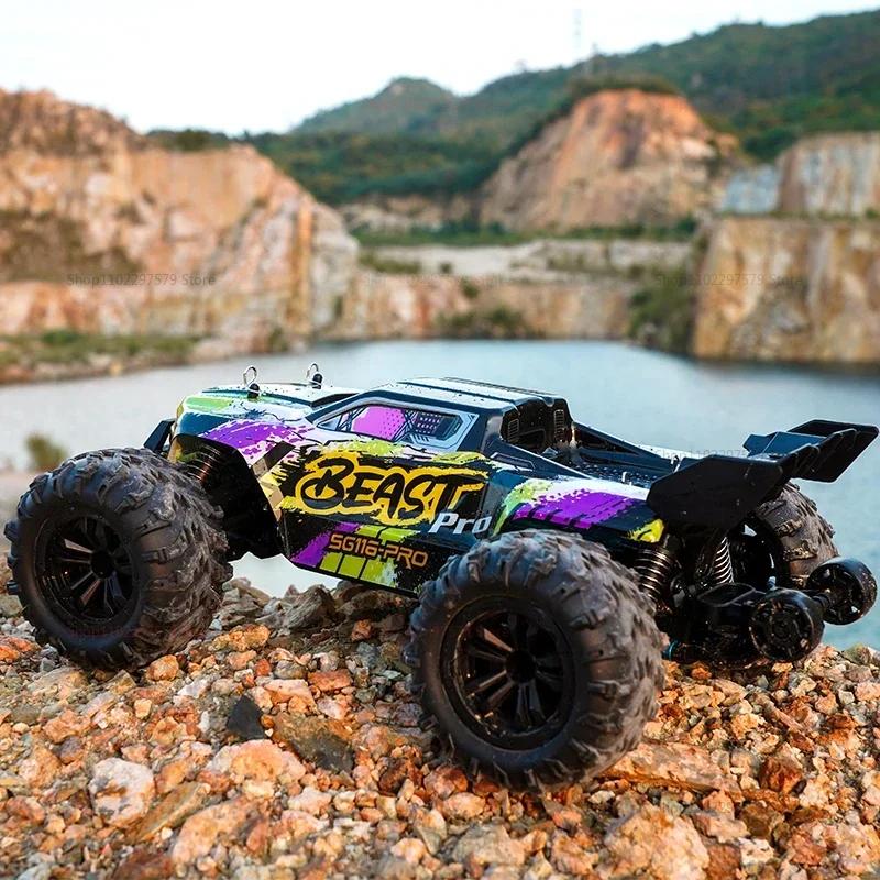 PRO/MAX 1:16 RC Машина 80 км/ч 4WD Бесколлекторная Внедорожник Дрифт Гонки Игрушки Высокоскоростное Транспортное Средство на Радиоуправлении Для Детей Взрослых На Улице