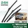For Mitsubishi Challenger PB 2009-2013 2010 2011 Wiper Front&Rear Wiper Blades Windshield Windscreen Window Brushes 22"+17"+12