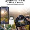 2 In 1 Lightning to SD/TF Card Reader Fast Data Transfer Compatible with Ios, No App Required