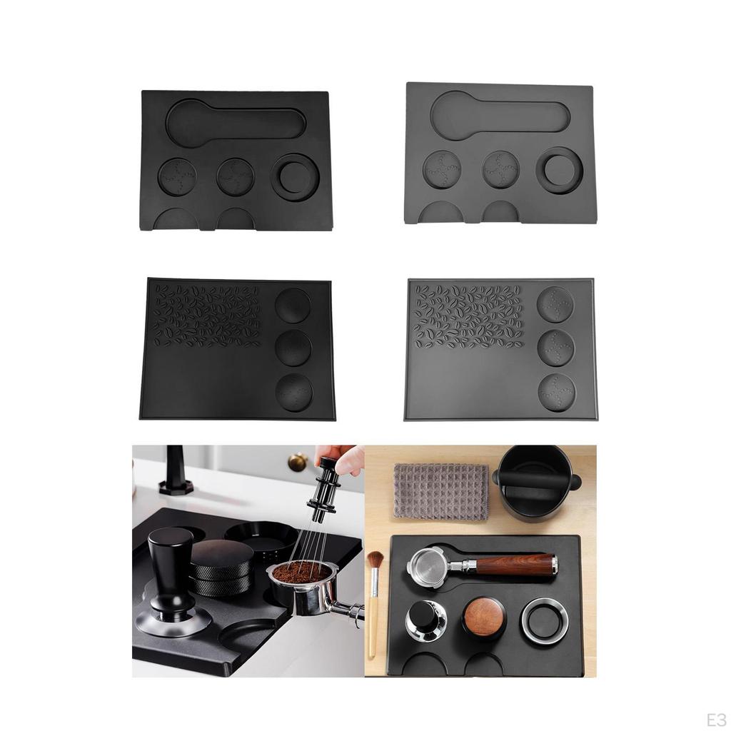 Коврик для тампера для кофе Barista Tamp Pad Многоразовый пресс для зерен Силикон для эспрессо