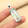 Аква апатит драгоценный камень ручной работы 925 твердый серебряный кулон для свадебного подарка