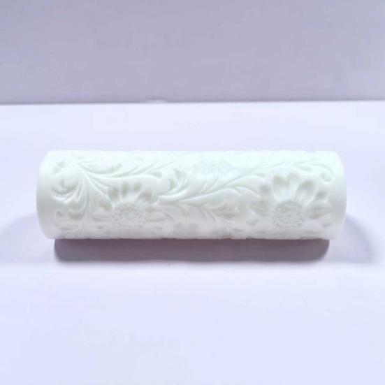 1/2 шт. Текстурный валик 3D-печать материал PLA гладкая отделка малярный валик узор цветочной лозы декоративный инструмент для рисования