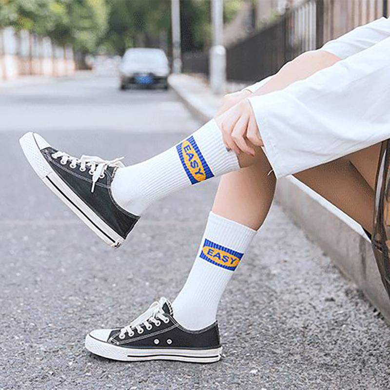 Носки женские баскетбольные в стиле инс, хлопковые, хип-хоп, спортивные, высокого качества, харадзюку, крутые, забавные, для мужчин