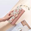 Women Wallets Floral Fresh Style Multi-Card Clutch, Long Wallet, Card Holder, Leather Clip, Coin Purse