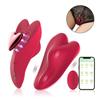 Heart-Shaped Wearable Vibrator with Remote Control & App for Women's Pleasure, Portable Adult Toy