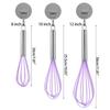Stainless Steel Handle Beater Reliable Mixing Tool Baking Supplies Food Preparation Tool for Home and Professional Use
