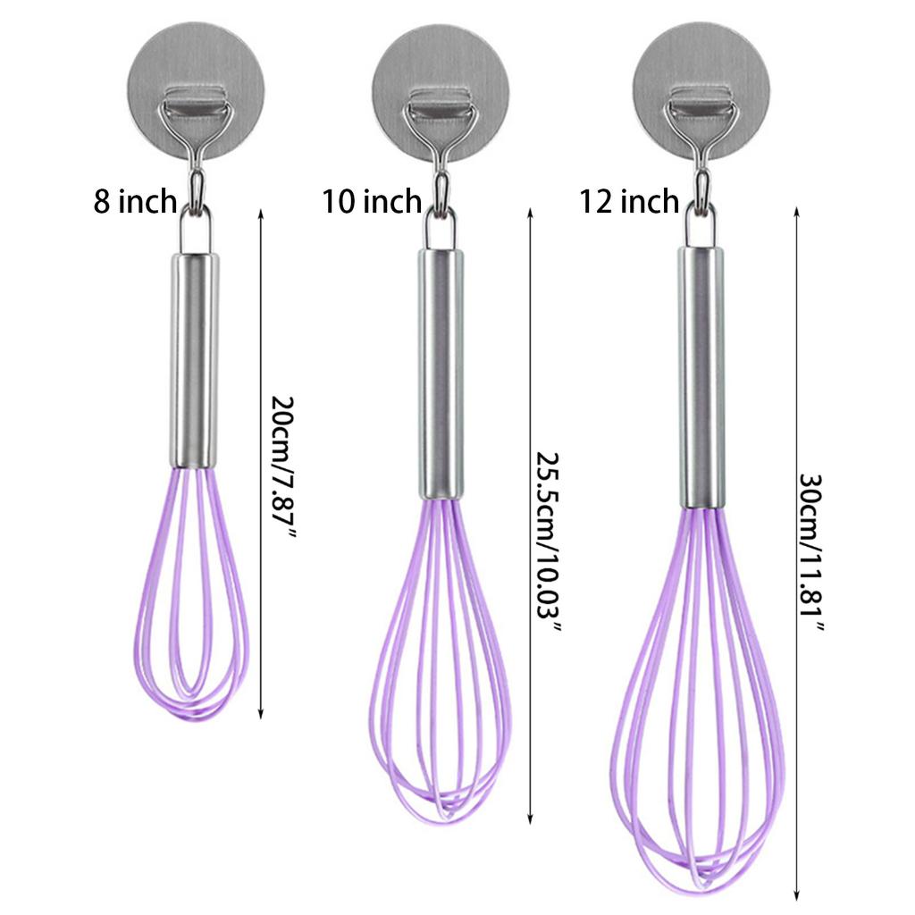 Stainless Steel Handle Beater Reliable Mixing Tool Baking Supplies Food Preparation Tool for Home and Professional Use