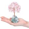 Stone Crafts Copper Wire Wrapped Crystal Money Tree Reiki Chakra Feng Shui Trees Potted Plants