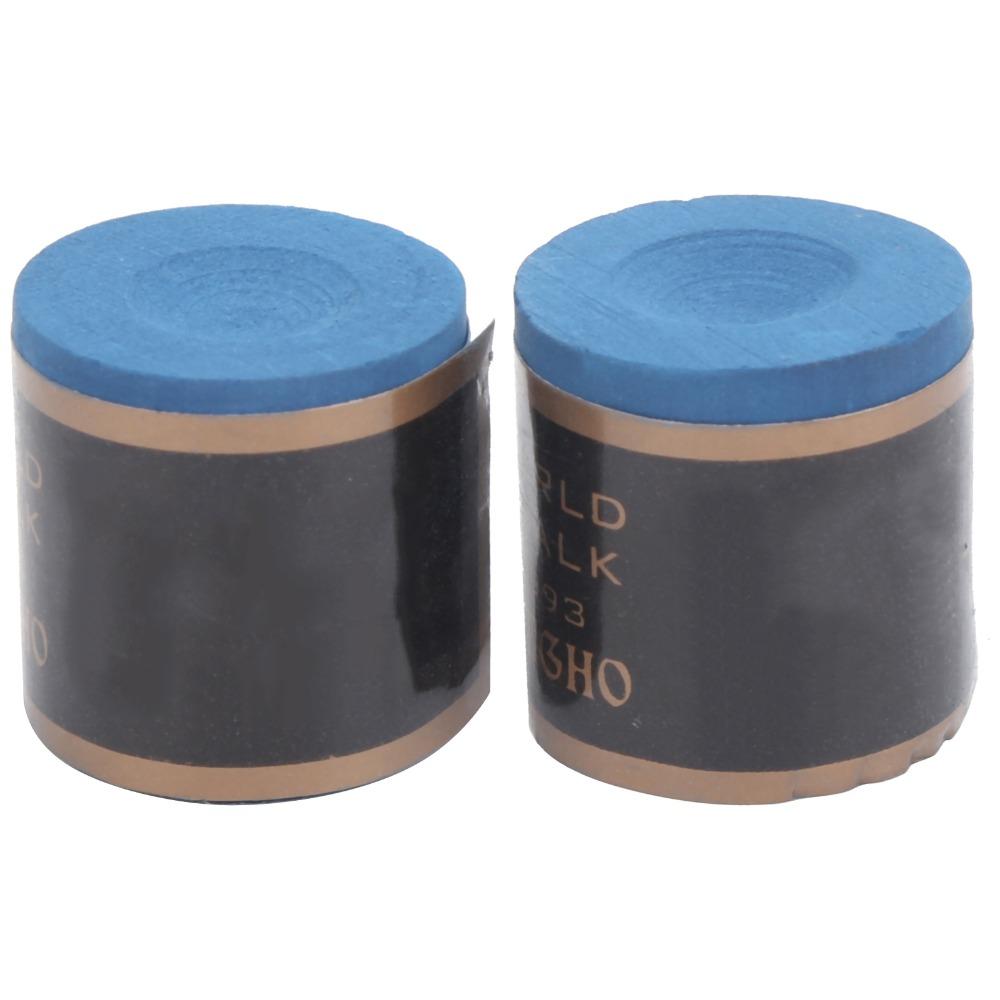 2PCS Wear-Resistant Billiard Cue Tips Non-clumping Pool Cue Chalks  Tournament Use