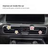 Автомобильный Персиковый Цветок Маргаритка Автомобильный Духи Клип Автомобильный Ароматерапевтический Кондиционер Свежий Декор Интерьера Ароматизатор Для Автомобиля