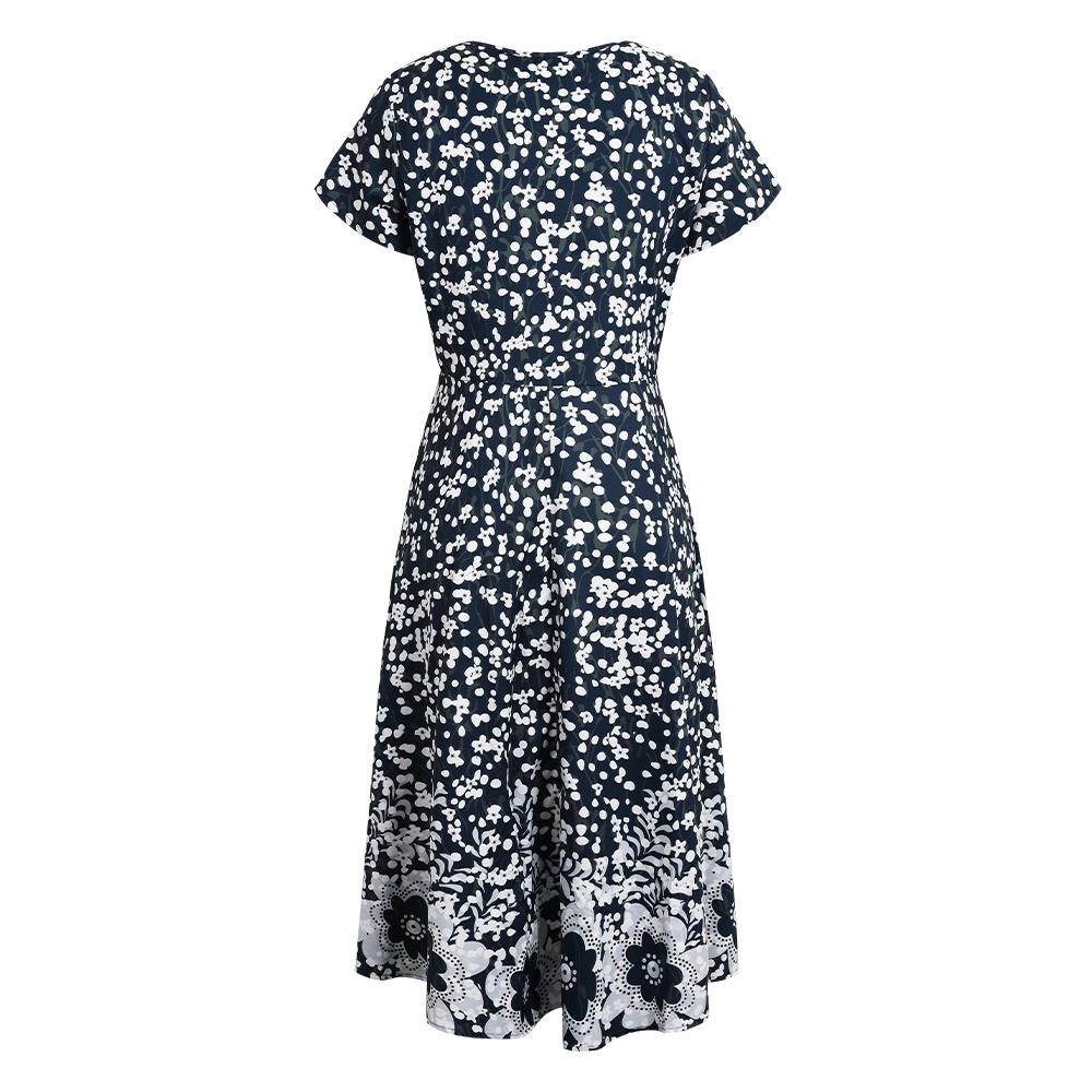 Lapa Женское платье с цветочным принтом Праздничный сарафан Миди-трапеции