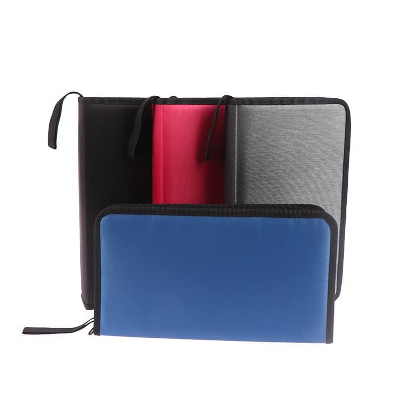 Автомобильный футляр для компакт-дисков на 80 листов, сумка для хранения дисков, DVD, сумка, органайзер для альбомов