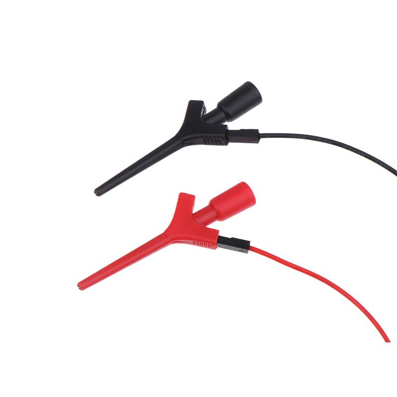 1 комплект SMD Ic Test Hook Clip Test Probter Внутренняя пружина Силиконовый кабель Тестовые провода мультиметра Кабель 2 мм гнездо Ic Test Clip