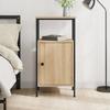 VidaXL Bedside Table Sonoma Oak 41x31x80 Cm Engineered Wood 825925