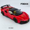 1/24 Ferrari SF90XX SF90 Модель спортивного автомобиля из сплава Литые под давлением Металлические Гоночные Суперкары Модель автомобиля Симуляция Звук Свет Детская игрушка Подарок