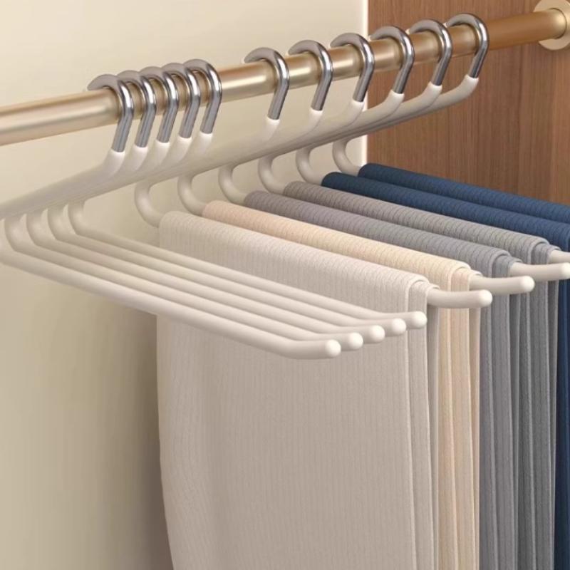 1/5/10PCS Goose Shaped Pants Rack, Anti Slip and Traceless Storage Rack, Drying Rack, Home Pants Clip, Wardrobe Pants Hanger