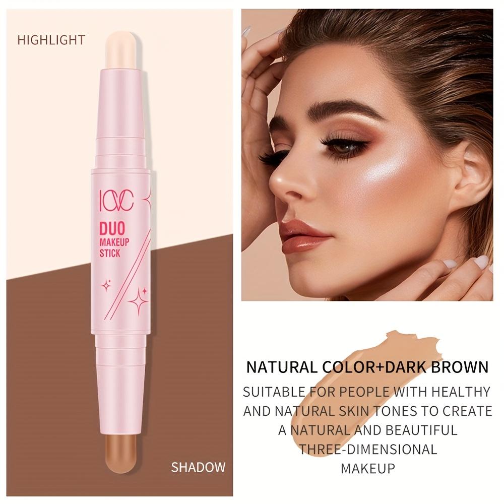 Двусторонний контуринг-стик, Хайлайтер-стик, Теневой стик, Бронзовый стик для контуринга лица, Консилер для темных кругов под глазами, Осветление тона кожи