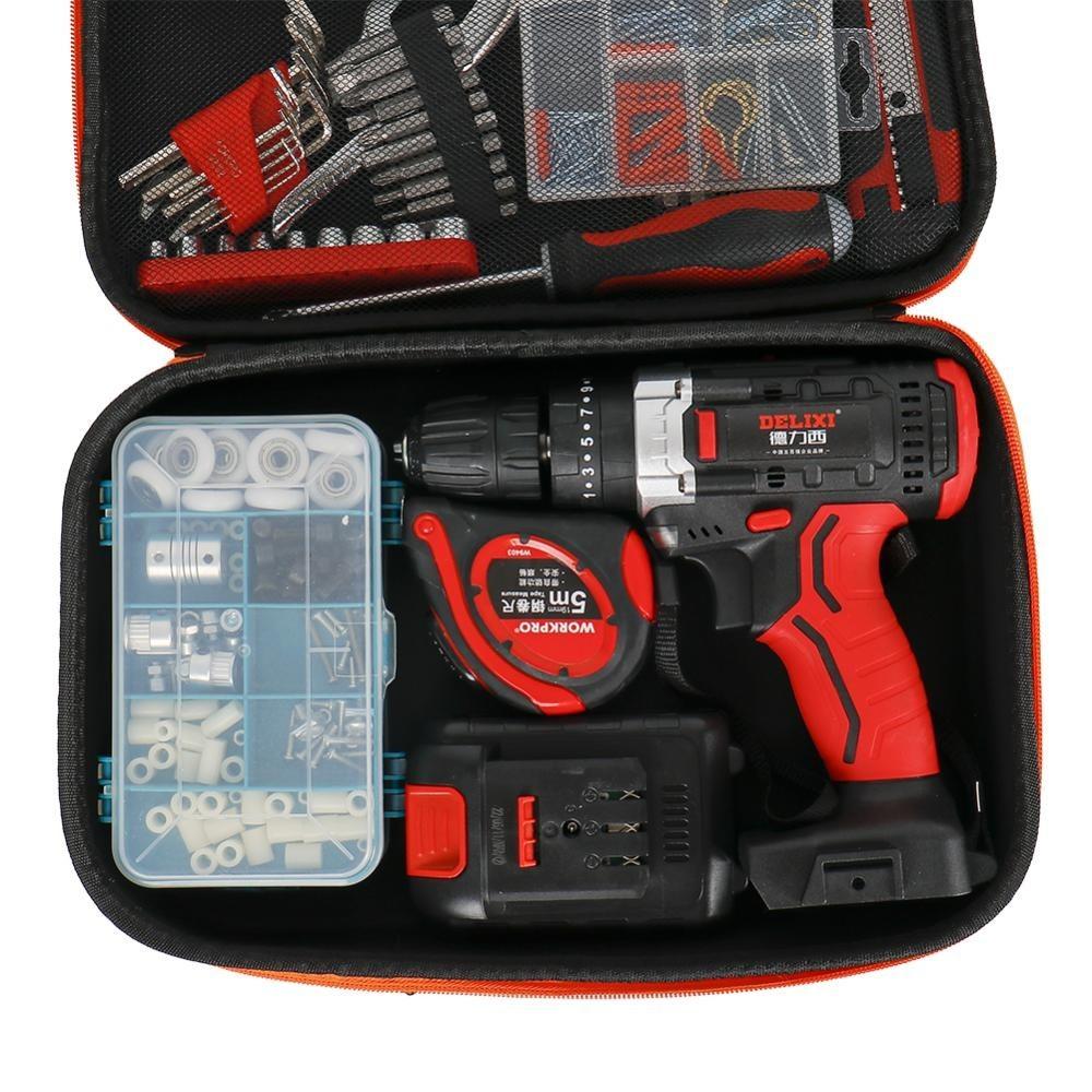 Multifunction Portable Electric Drill Tool Storage Case Eletric Power Tools Anti-shock Bag Electrician Hardware Tools Box