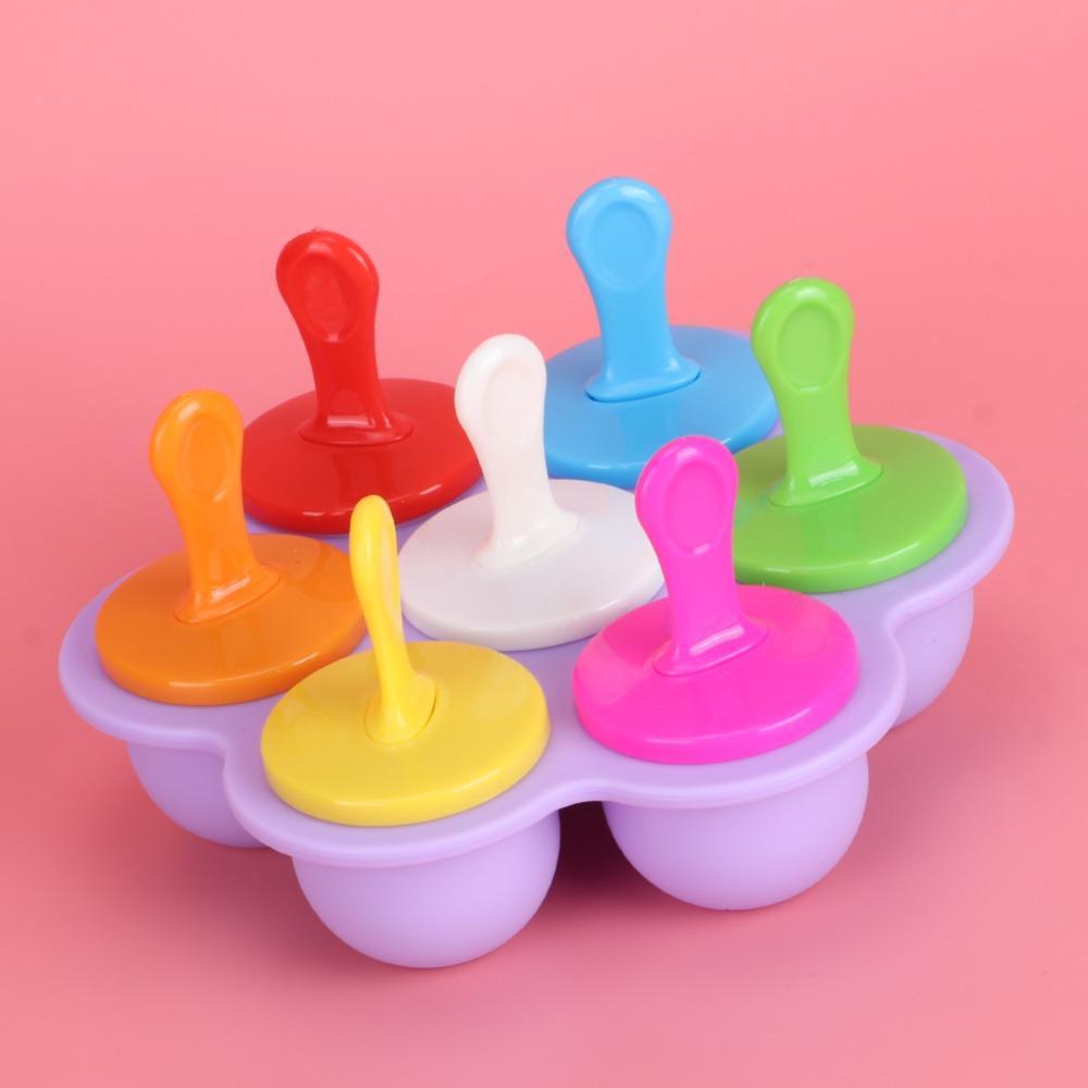 Reusable Silicone Popsicle Molds Non Stick Ice Cream Making Mold DIY Mold Homemade Food