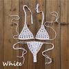 Sunbathing Handmade Crochet Bikini Suit Micro Swimsuit Micro Swimwear