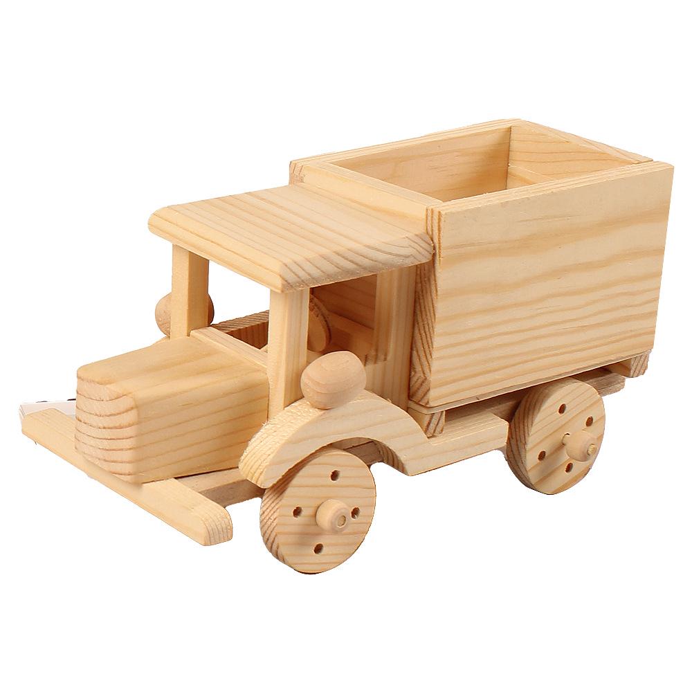 Детский набор для столярных работ: Модель Маленького Дома - Полуготовый Коттедж для Рукодельных Родительско-Детских Проектов