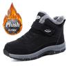 Winter Men'S Warm Plus Velvet Snow Boots Windproof Comfortable Women Casual Cotton Shoes Unisex Couple Non-Slip Hiking Boots