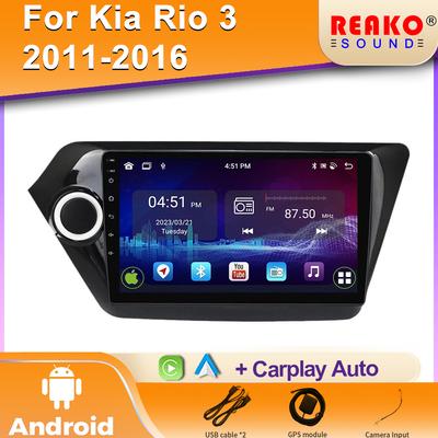 Автомобильное радио для KIA RIO 3 RIO3 2010-2016 Беспроводной Carplay Android Auto Radio 4G Мультимедийный проигрыватель GPS RDS DSP 48EQ 2 Din