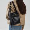 Vintage Genuine Leather Women's Bucket Bag High-quality Simple Messenger Bag Luxury Feminine Crossbody Bags