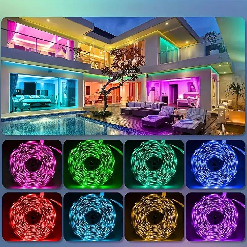 1-15 м светодиодная лента RGB SMD 2835 24-клавишный пульт дистанционного управления подсветка телевизора 5 В USB светодиодная гибкая лента диод для домашнего декора комнаты