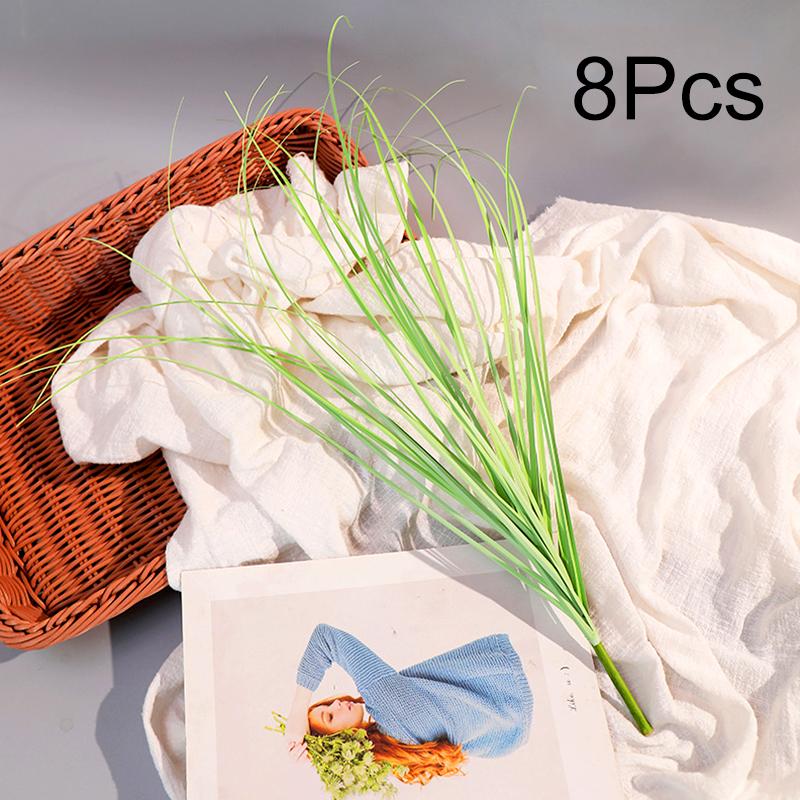 8шт реалистичные устойчивые к ультрафиолетовому излучению 50см искусственные тростниковые травы искусственные кустарники искусственная зелень