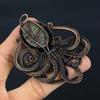Dragon Blood Jasper 999 Copper Wire Wrapped Pendant, Handmade Gemstone Pendant Jewelry, Gifts For Wife Brand New Pendant