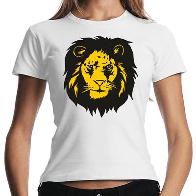 Голова льва Голова льва Лев Кот Трафарет Женщины Леди Дамы Девичий