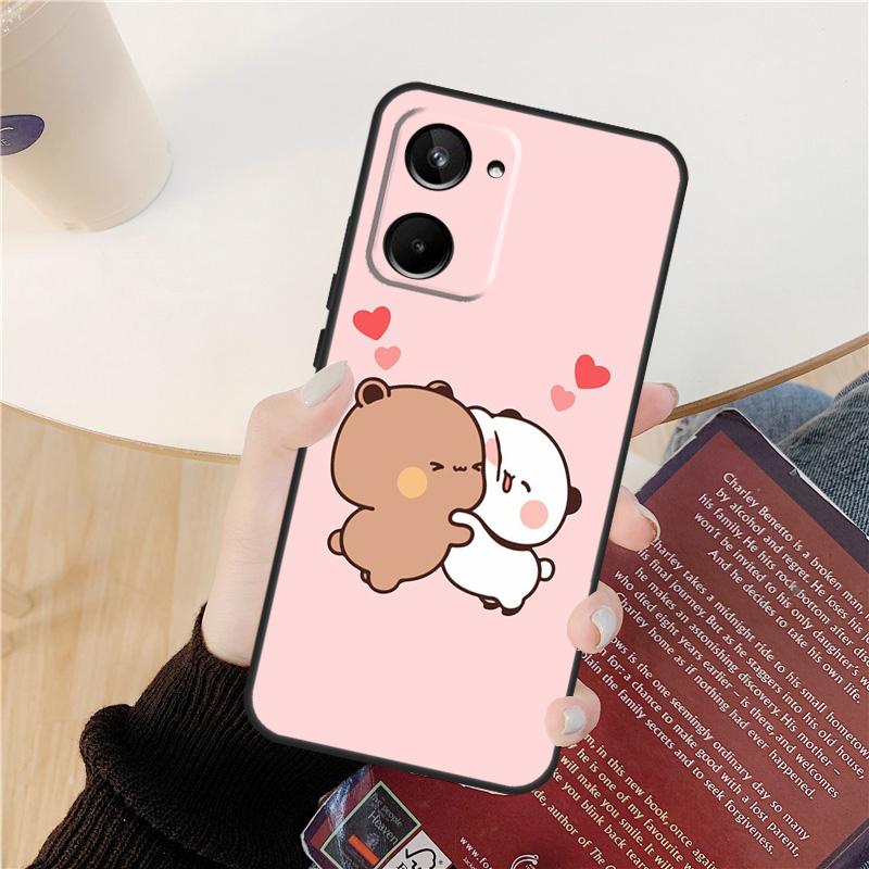 Милый чехол BuBu DuDu для Realme 10 Pro Plus 8 9 GT Neo 3 5 2 Pro 3T 2T C21 C30 C31 C33 C35 C55 C25Y C21Y