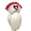 Nurse Hat Halloween Headband for Womens Girls Daily Wearing Halloween Party Fancy Dress Cosplay Hair Accessories