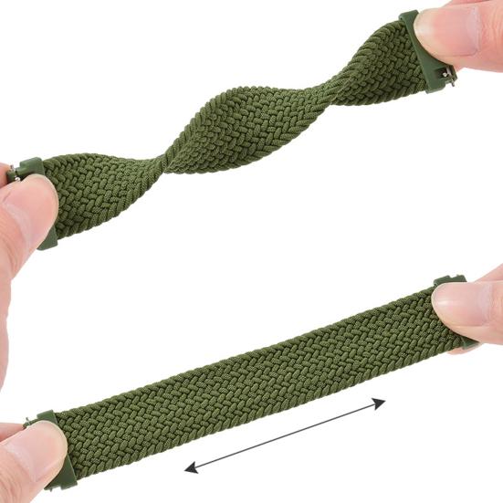 Плетеный нейлоновый ремешок 20 мм/22 мм, эластичный ремень, сменная петля для браслета Solo для Garmin