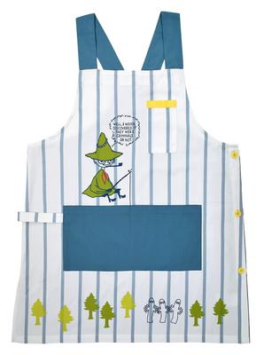 Святая Леди Муми-тролль Полосатый Темно-синий Размер Общая длина 89 см Фартук, (унисекс) [ST-IM0050], M-LL (Мужская SL), Обхват груди Прибл.. 79-104см, Длина Прибл.