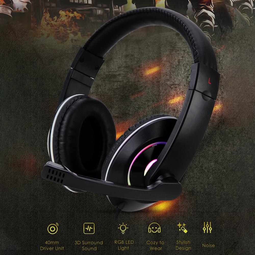 Проводные игровые наушники, геймерская гарнитура с микрофоном для компьютера, ноутбука, PS4 Play Station 4, Nintendo Switch, планшета