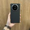Применимо к новому чехлу для мобильного телефона Honor magicv1 с магнитной застежкой по центру, версия vs1, из гладкой кожи с узором под карбон, противоударный задний чехол