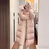 Women's Autumn And Winter Down Jacket Medium Length Thick And Loose Hooded Jacket
